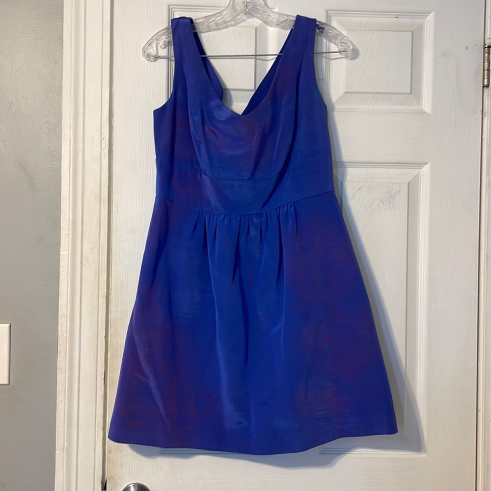 LulaKate bridesmaid dress in cobalt blue